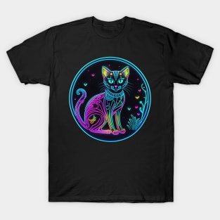 Holographic cat T-Shirt